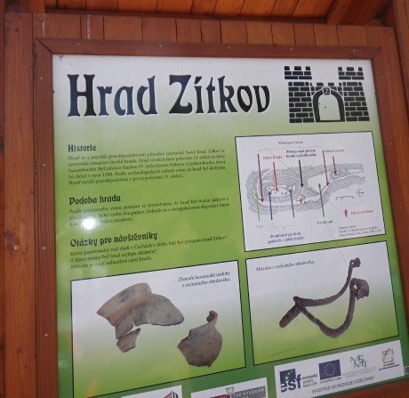 Informace o hradu Zítkov