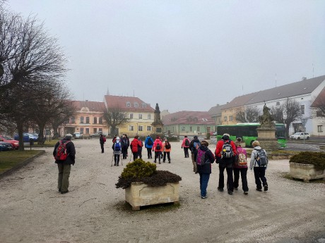 Na náměstí v Miletíně