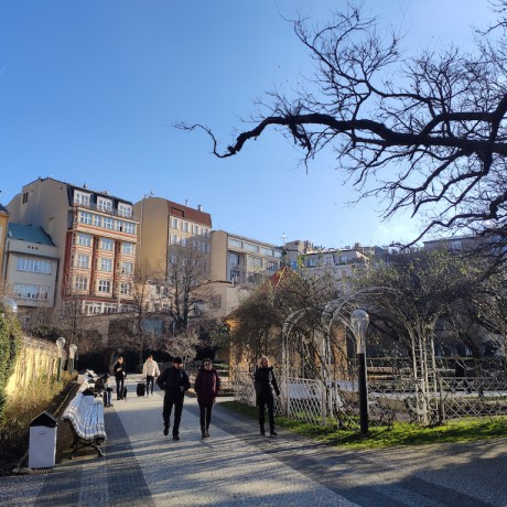 01 Na Jungmannově náměstí cestou z hl. nádraží na metro Můstek